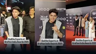 JONATHAN OUTFIT 🥶 RED CARPET 🥵GODLIKE ESPORT IN KRAFTON AWARD SHOW 🔥 | GODL 