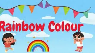 Learn color of Rainbow| Names of rainbow colors.7 rainbow colors Name. #kids  #learn #kidsvideo