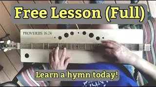 Free Dulcimer Lesson | Music Ministry | Amazing Grace - with chords also