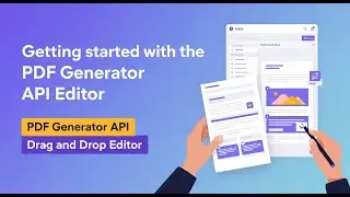 Getting started with PDF Generator API Editor