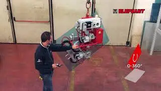 375. Sollevatore a ventosa elettrico per lastre di vetro - GP6REBETTA - Elephant srl
