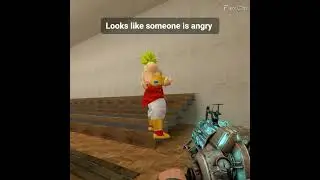 (Garry's mod) Broly, you mad??? #garrysmod #dragonball #broly #goku #basketball #rage #bike