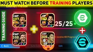 Best Way To Train Players In Efootball 2025| Players Training Guide Efootball 2025