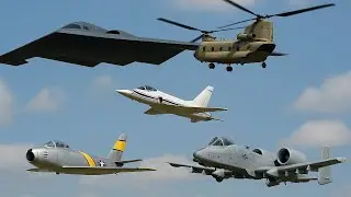B-2, CH-47, X-29, F-86 & A-10 &ndash; The Most Iconic Military Aircraft in History!
