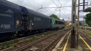 Partenza E.436.359/BB(4)36359 di Captrain a Diano Marina (IM)