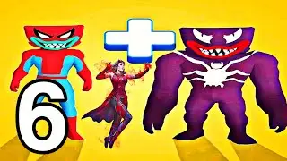 ✅Superhero Monster Merge Master - Walkthrough Part 6 Levels  85-100 - Android Gameplay
