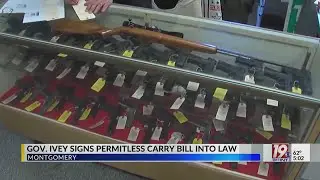 Governor Ivey Signs Permitless Carry Bill Into Law