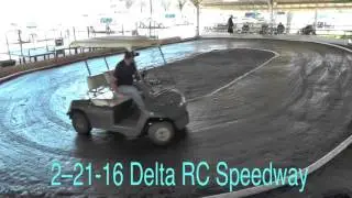 Delta RC Speedway Track Prep