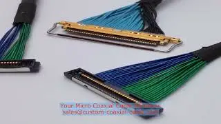40 pin round connector ejector latch for thermal core microcoax catalog PDF imaging micro-coax cable