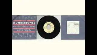 UNDERTONES - When Saturday Comes EP - UK PUNK VINYL