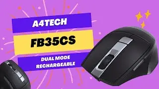 A4TECH FB35CS Fstyler Silent Click Dual Mode Rechargeable Wireless Mouse