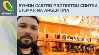 Refugiado na Argentina, Symon Castro envia mensagem ap&oacute;s protestos contra Gilmar