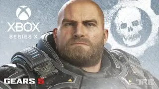 Playing GEARS 5 on XBOX SERIES X