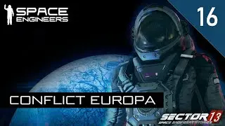 EP016 Building a Auto? Refueling Station in Space Engineers! - Conflict Europa Alpha Playthrough