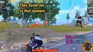 Pubg Mobile Sniper Training(Bolt Action) Gameplay with my friends.