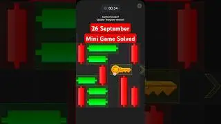 #27Sept Today Daily Mini Game | Hamster Kombat Daily Combo Card | hamster Cipher Code 27 September