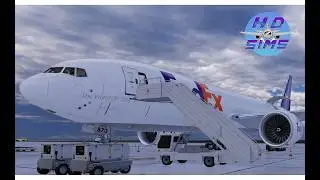 XP12.4.0 b5 FF B777-200F FEDEX Real World OPS | Salt Lake - Los Angeles