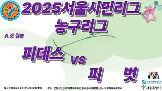 2025 서울시민리그농구리그 피데스 vs 피벗