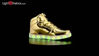 Unisex LED Shoes High Top Light Up Sneakers-6621724