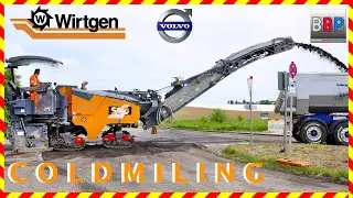 Wirtgen W 120 CF i - Sanierung K1846 Leutenbach, 2024. #wirtgen #coldmilling