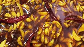 রসুনের আচারের রেসিপি। 
