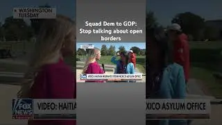 'GET TO WORK': Squad member blames REPUBLICANS for migrant crisis #shorts