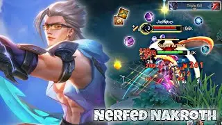 Nakroth Jungle Pro Gameplay | New Patch Nerfed | Arena of Valor Li&ecirc;n Qu&acirc;n mobile CoT