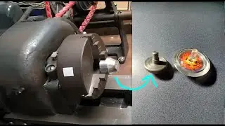 ~45 yr old Broken cast iron hammer head becomes a top
