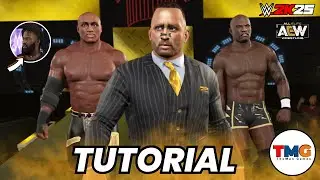 WWE 2K25 : Bobby Lashley, MVP, Shelton Benjamin The Hurt Syndicate Tutorial