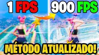🔥COMO AUMENTAR MUITO o FPS e REDUZIR INPUTLAG no FORTNITE CAPÍTULO 7! RODAR FORTNITE em PC FRACO!