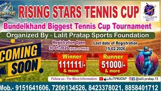 Bundelkhand Biggest Tennis Tournament  || Rising Stars Tennis Cup || Tennis Cricket Cricket Trials