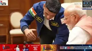 PM Narendra Modi meets Astronaut Shubhanshu Shukla and his family members in Delhi | India