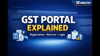 GST Portal Explained Step by Step | GST Registration, Returns & Login | Accounting for Freshers