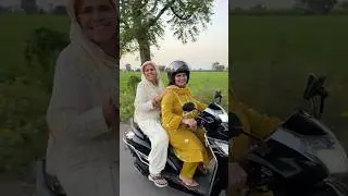Aaj mummy ko mere sath scooty ride di #dailyvlogs #minivlog #shortvideo #scooty #momlove #familyvlog