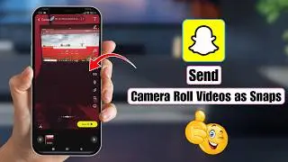 Как отправлять видео из фотогалереи в качестве снимков в Snapchat