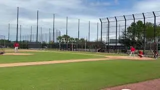 Erick Mejia, 30, in his new facet as a pitcher at the request of the Washington Nationals.