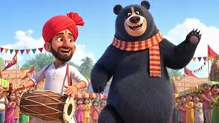Kaalu Madari Aaya | कालू मदारी आया | Dancing Bear Rhyme For Kids | Hindi Nursery Rhymes and Songs