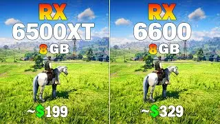 RX 6500 XT vs RX 6600 - Test in 8 Games