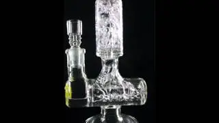 Maverick Glass Bent Neck Inline Water Pipe