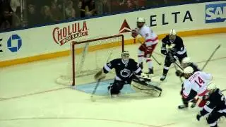 Matt Skoff game action and brief crease movement against Cornell