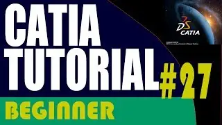 27- CATIA Beginner Tutorial :Drafted Filled Pad