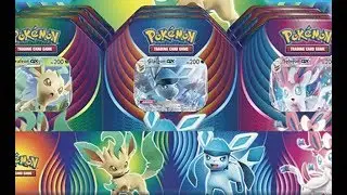 Pokemon TCG Glaceon Tin Opening