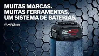A alian&ccedil;a AMPShare: Muitas marcas. Muitas ferramentas. Um sistema de baterias.