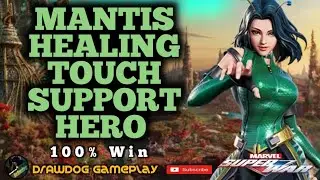 Mantis with Healing Touch | Support Hero | Marvel Super War Gameplay | Netease Games