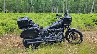 Solo Motocamping at a Secret Campsite (FXLRST)
