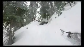 Howe Sound Crest Trail. FPV fly through, Jan. 8th 2025.