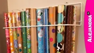 How to Organize Wrapping Paper