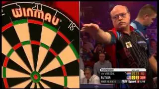 2016 BDO World Darts Championship Round 1 de Vreede vs Butler