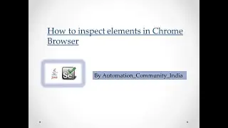 🔴 How to inspect elements in Chrome Browser