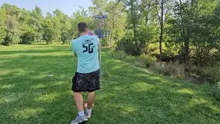 Jackson Park disc golf, Rapid City SD. 18 hole play through